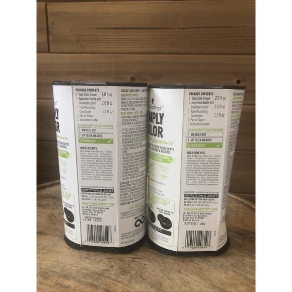 2~Schwarzkopf Simply Color Permanent Hair Dye 4.0 Intense Espresso Brown See - Picture 4 of 6